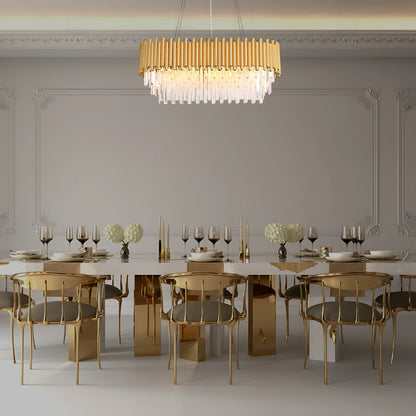 AURORE SCINTILLANTE OVAL CHANDELIER