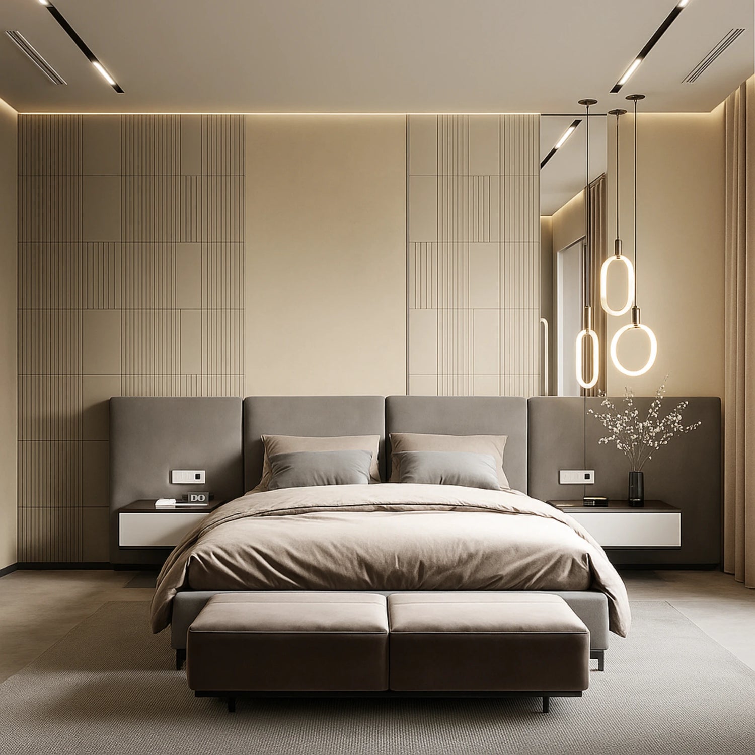 MODERN LUXE GRID WALL PANEL