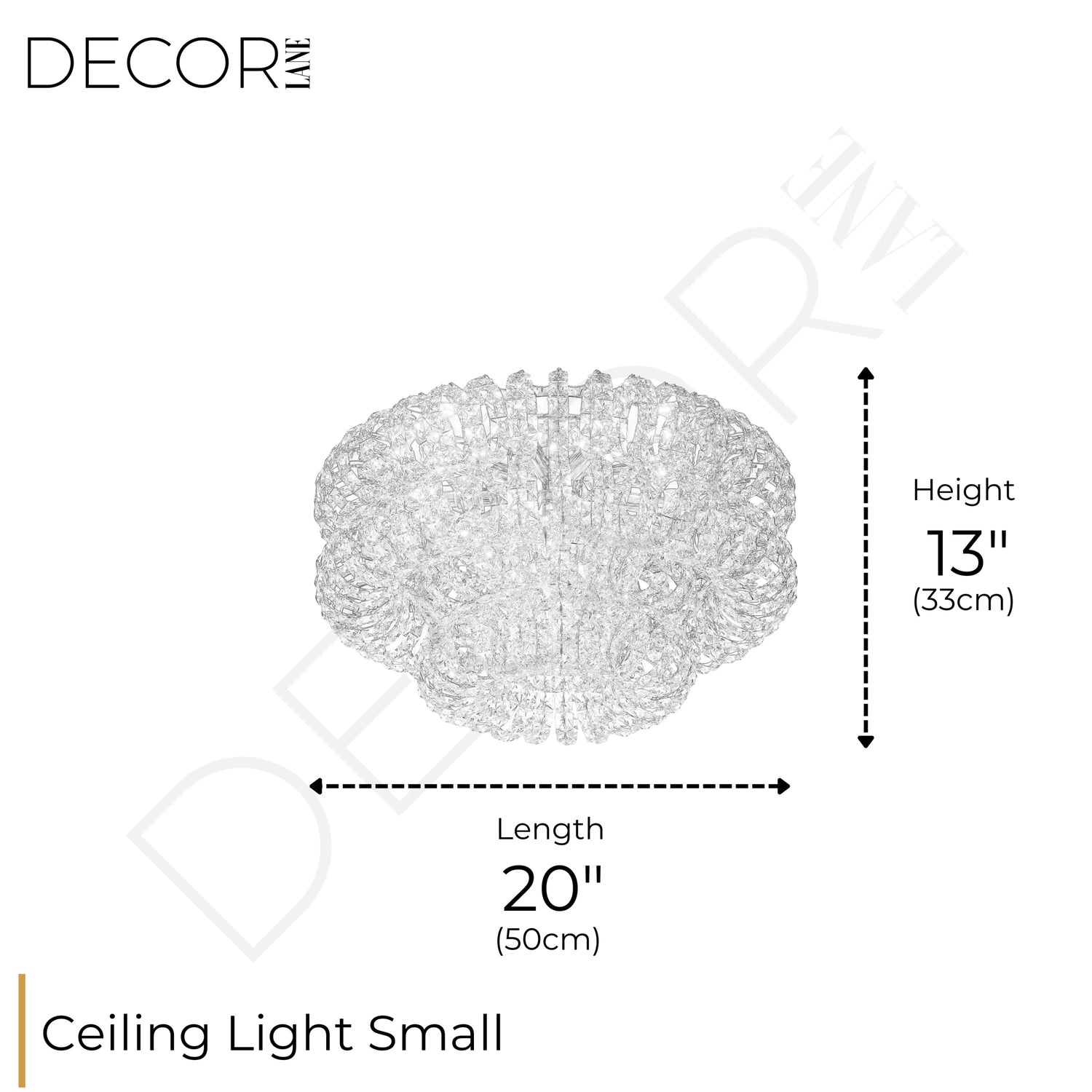 AMULETTE 3 TIER CEILING LIGHT