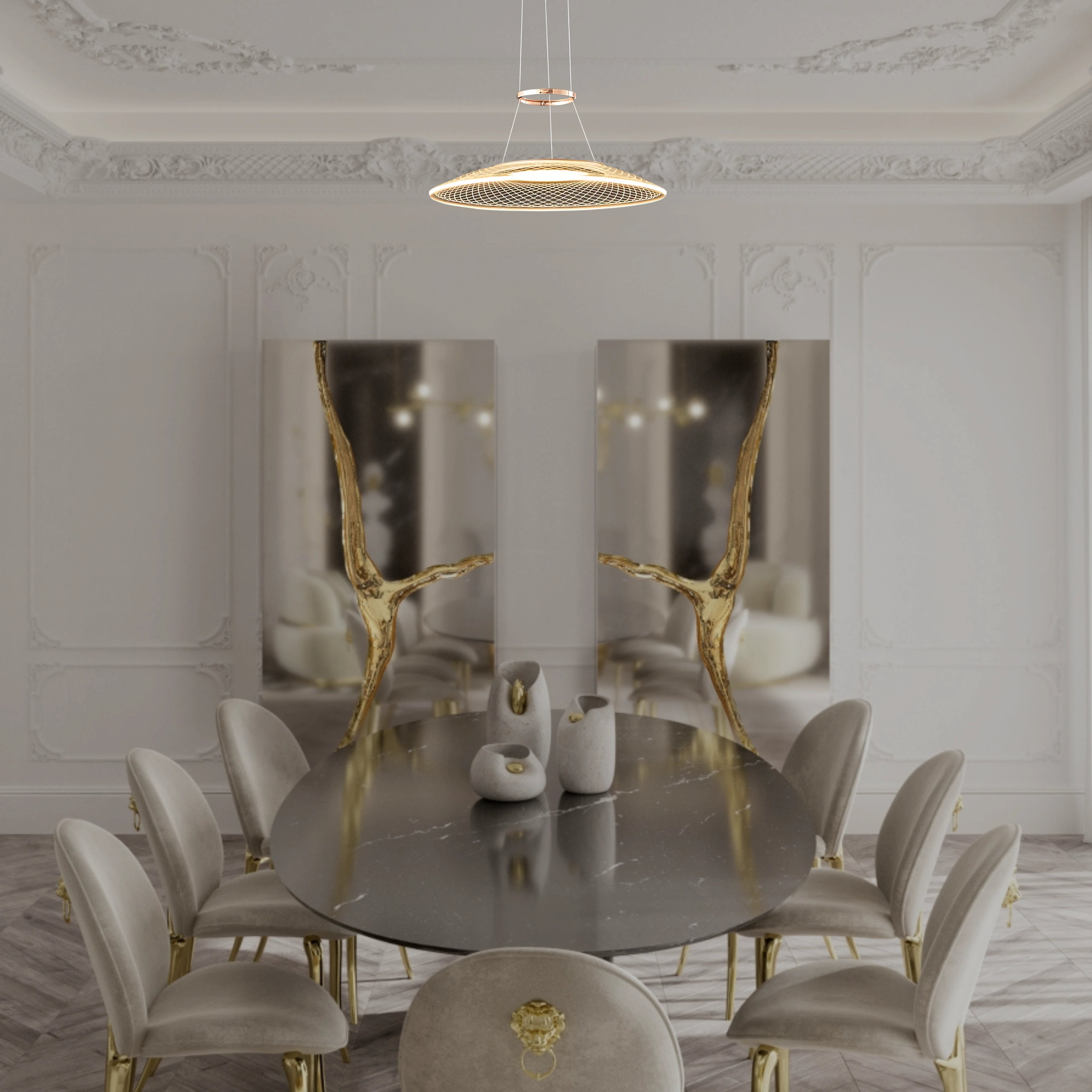 CERCLES CÉLESTES HALO CHANDELIER