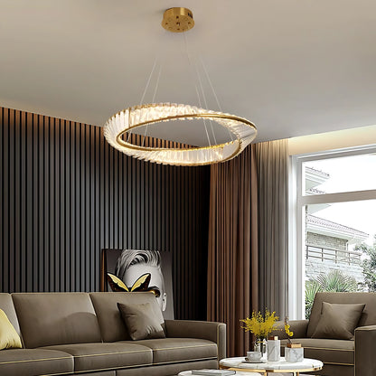 THE MOBIUS STRIP HALO CHANDELIER