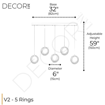 CARESSE ASTRALE 5 TIER CHANDELIER