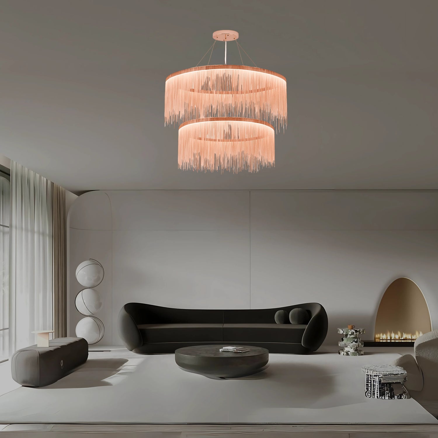 PHOENIX 2 TIER CHANDELIER