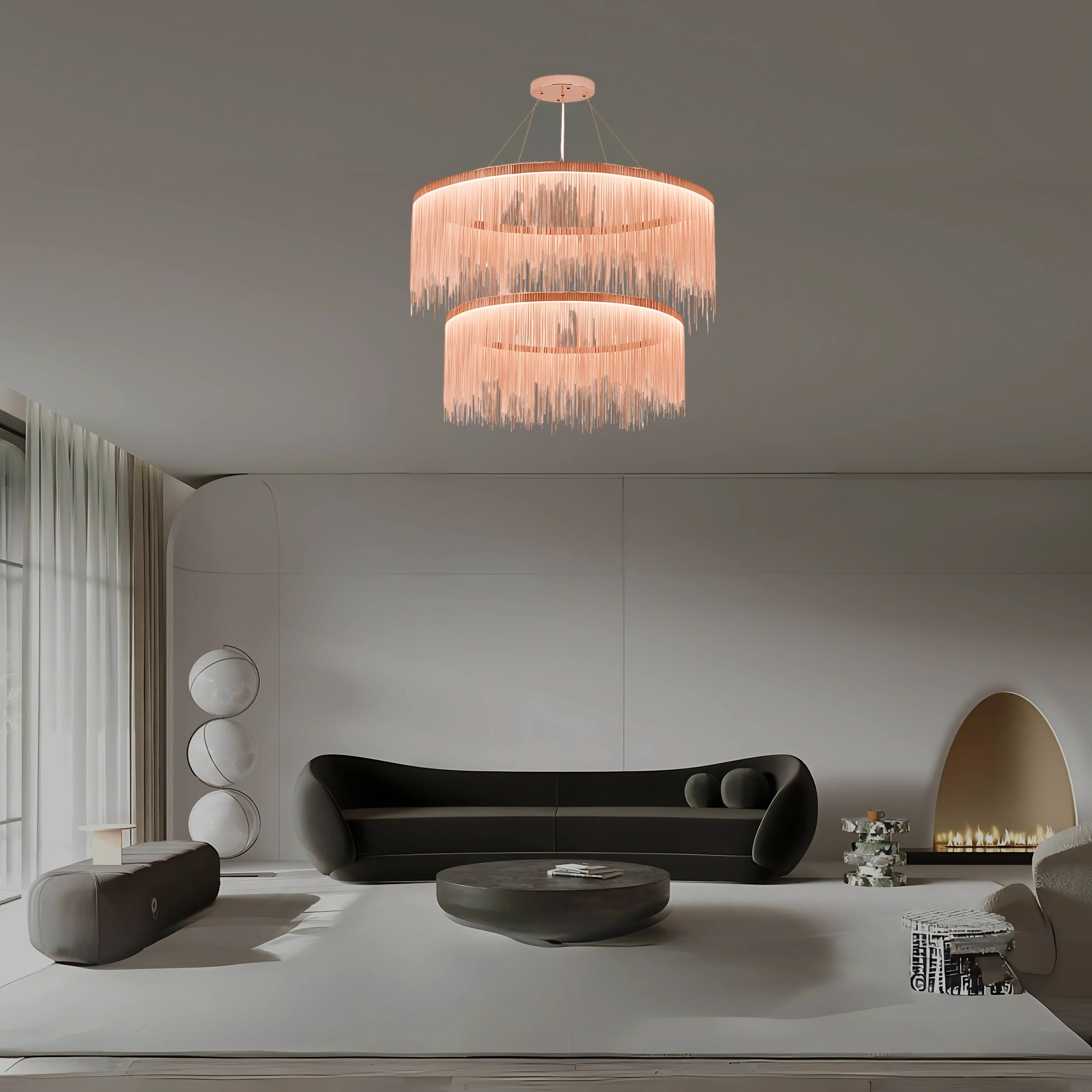 PHOENIX 2 TIER CHANDELIER