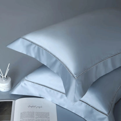 GLACIER TRANQUILITY 2000 THREAD COUNT DUVET COVER &amp; SHAMS