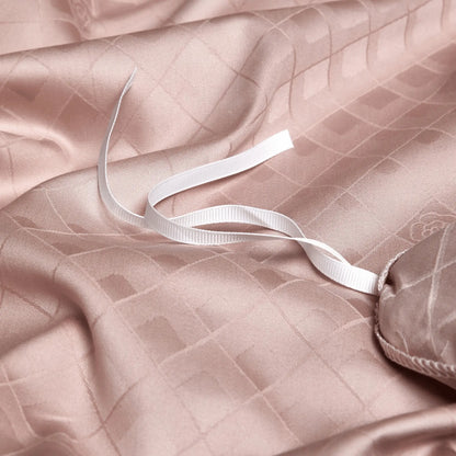 CHALICE ROSE BLUSH 1000 THREAD COUNT DUVET COVER &amp; SHAMS