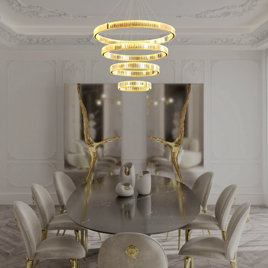 AQUILA 4 TIER CHANDELIER