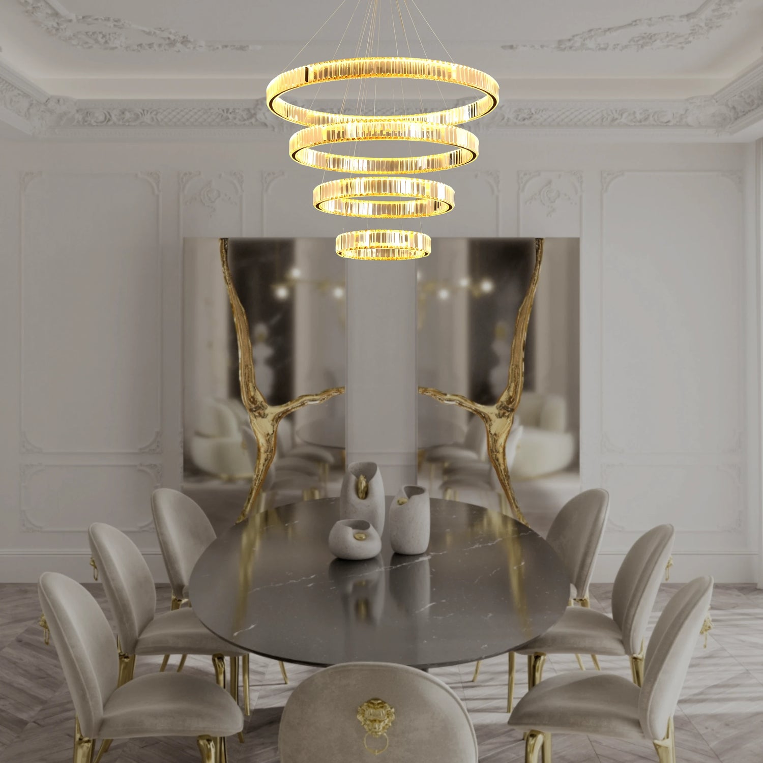 AQUILA 4 TIER CHANDELIER