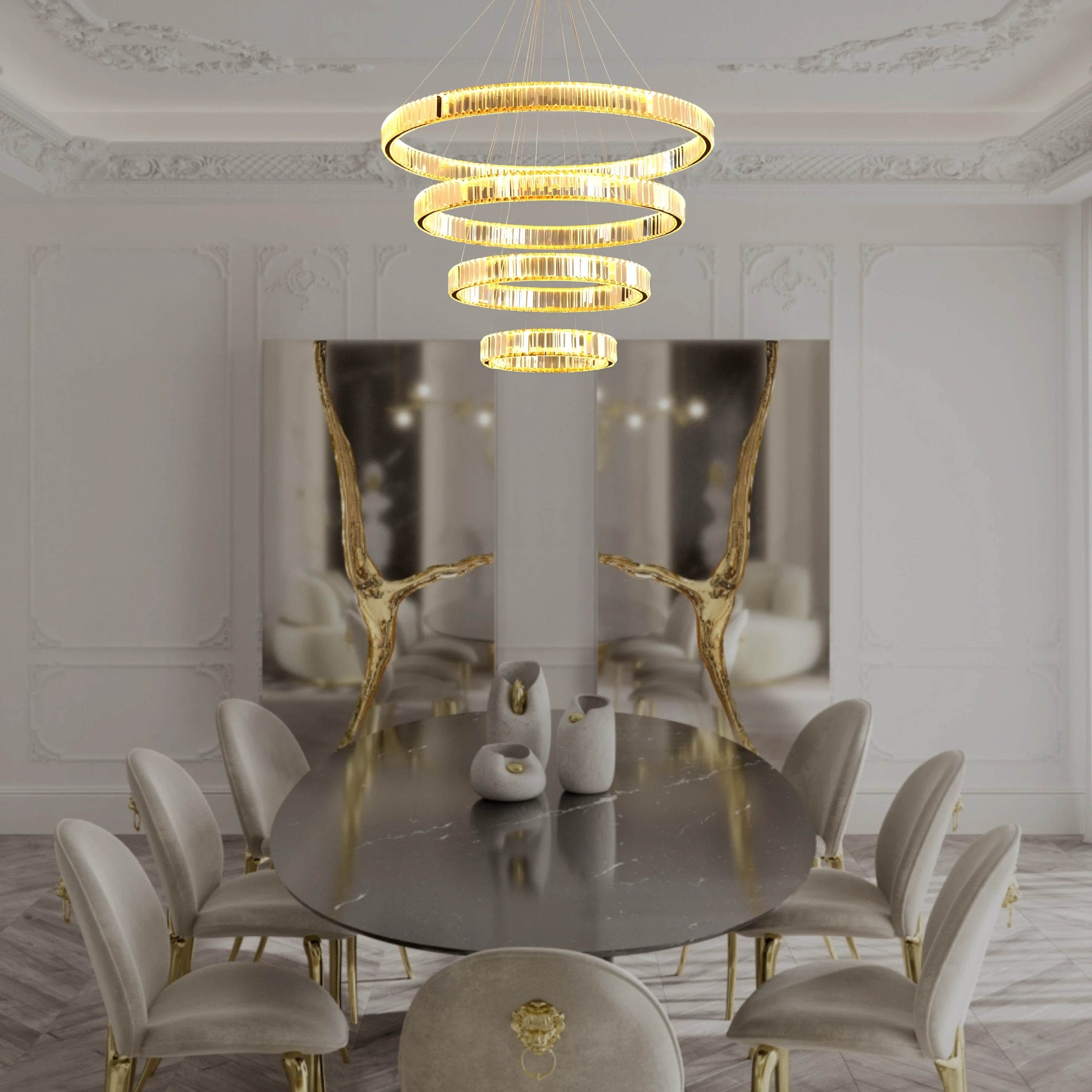 AQUILA 4 TIER CHANDELIER