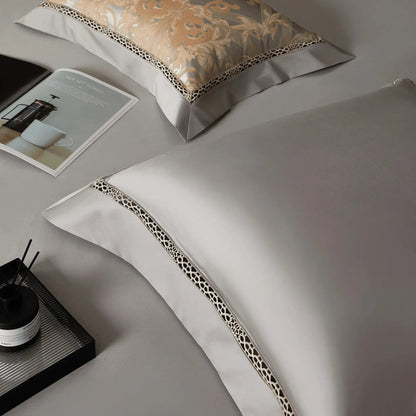SANDSTONE SERENITY 1400 THREAD COUNT DUVET COVER &amp; SHAMS