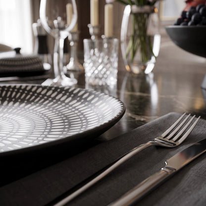 ZAPHIRE RHYTHM NOIR OVAL PLATE