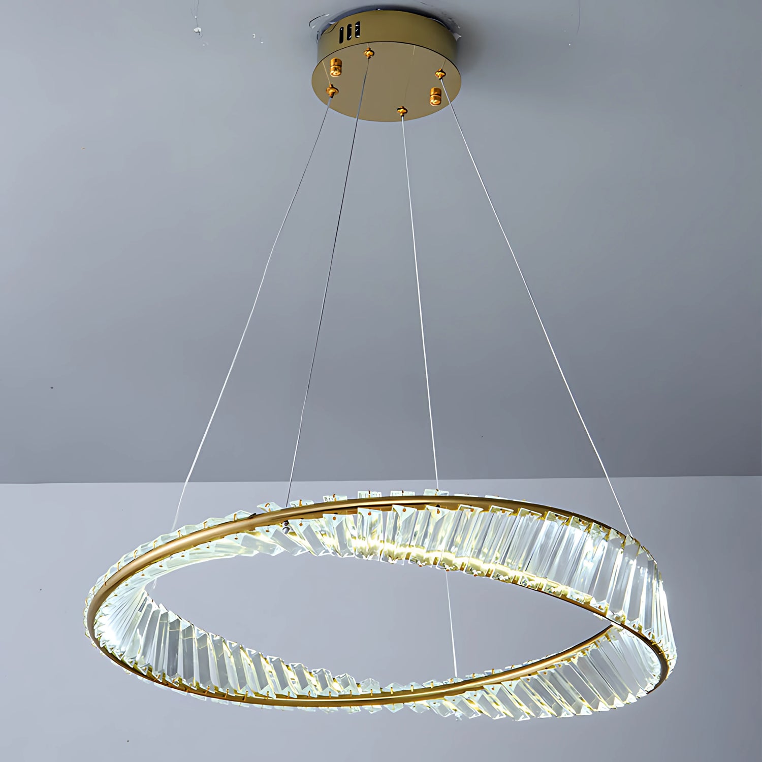 THE MOBIUS STRIP HALO CHANDELIER