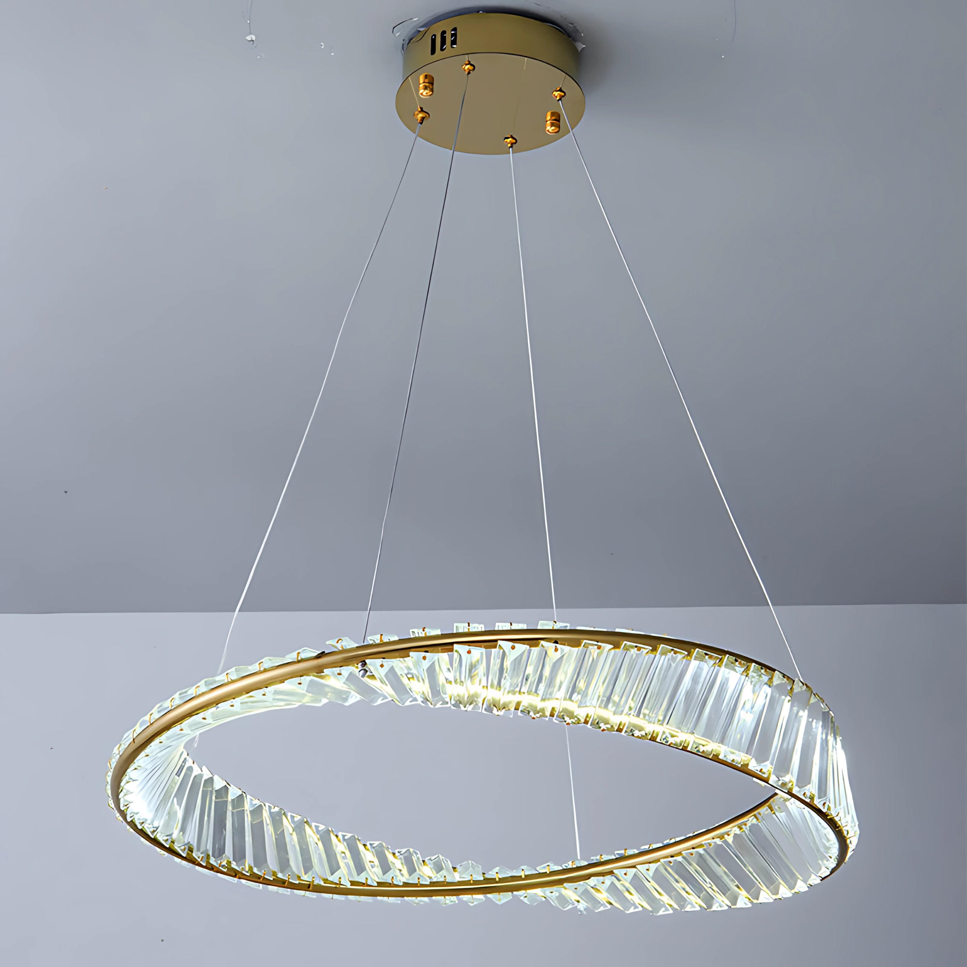 THE MOBIUS STRIP HALO CHANDELIER