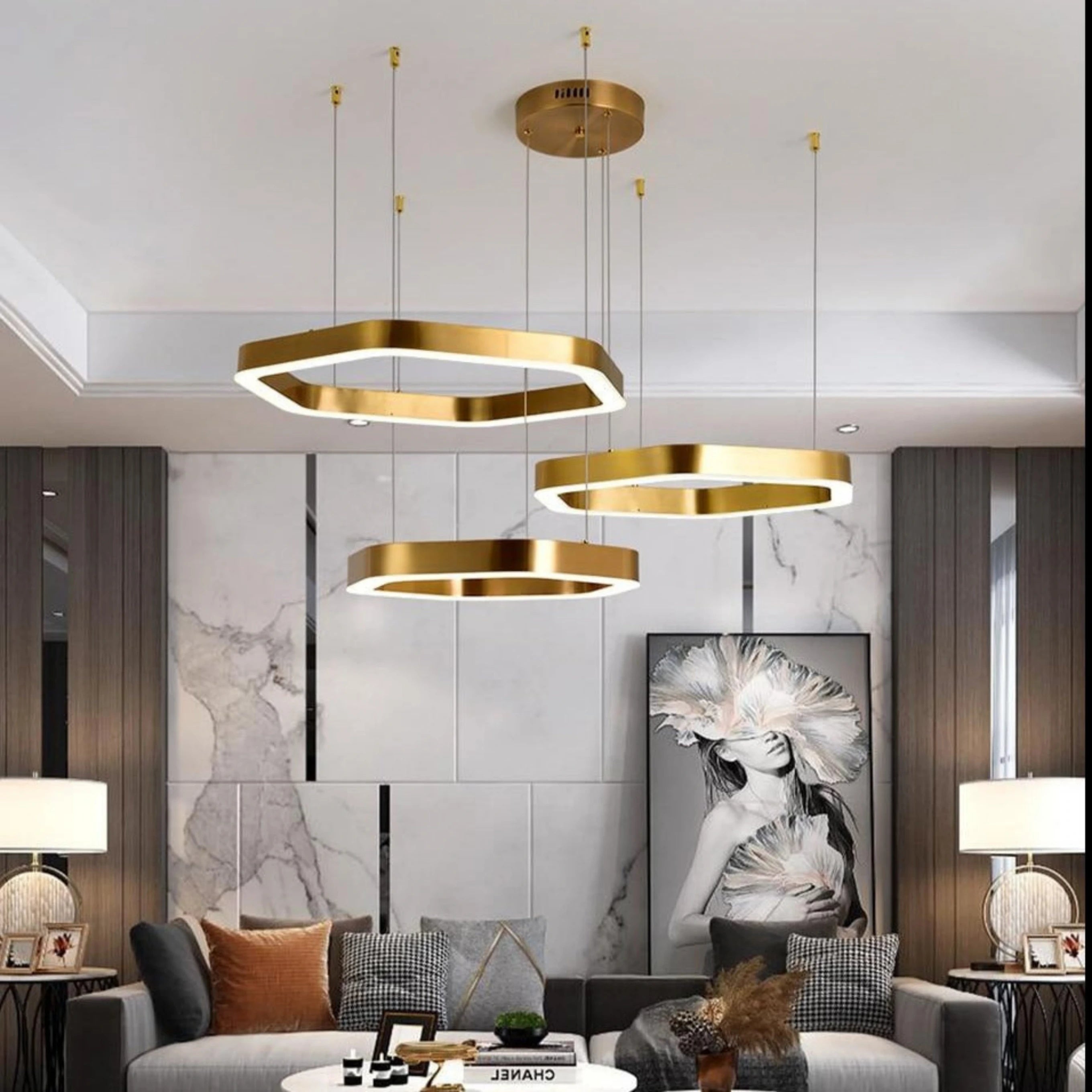 Bedazzled 3 Tier Chandelier - Chandeliers