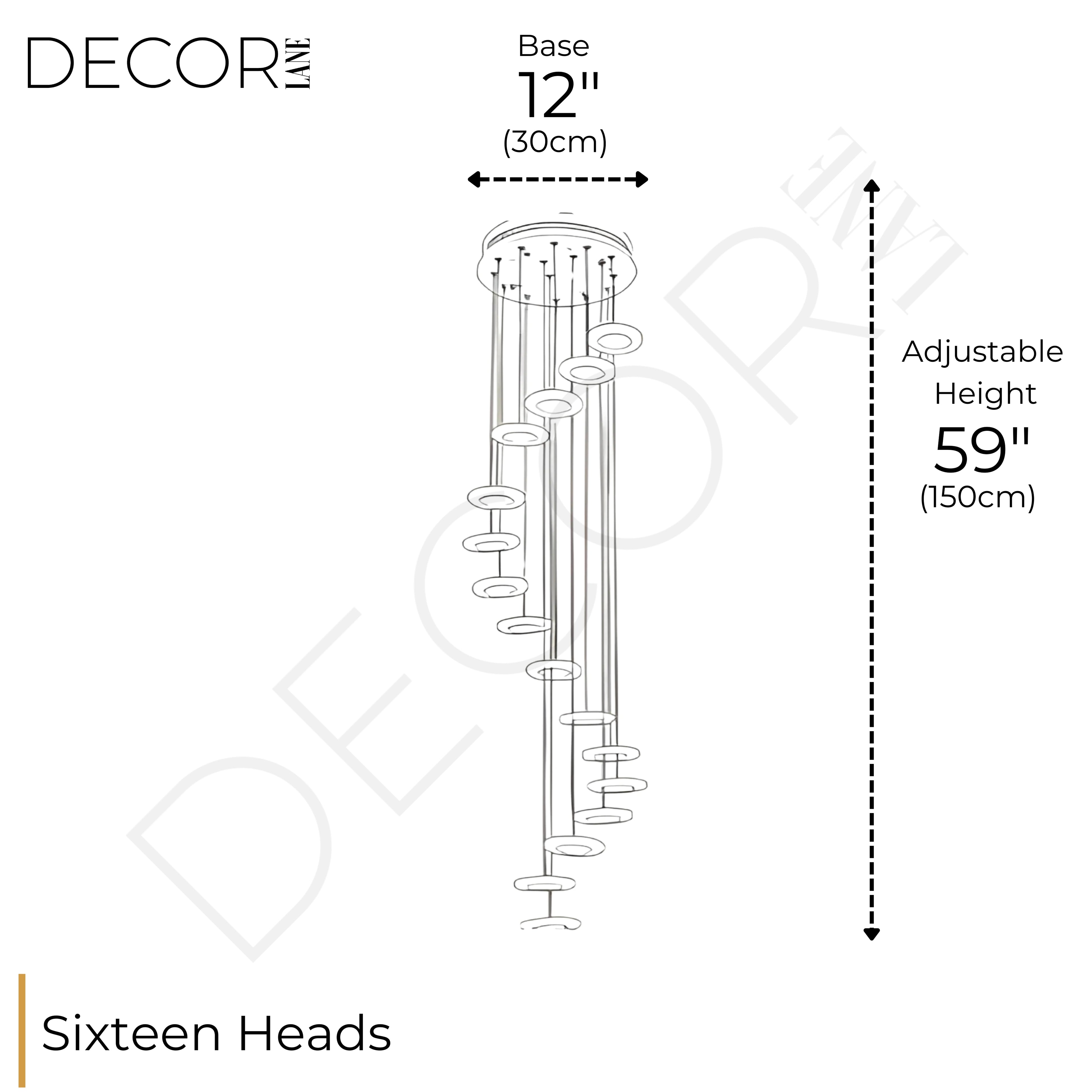 ECHO STAIRCASE CHANDELIER