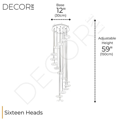 ECHO STAIRCASE CHANDELIER