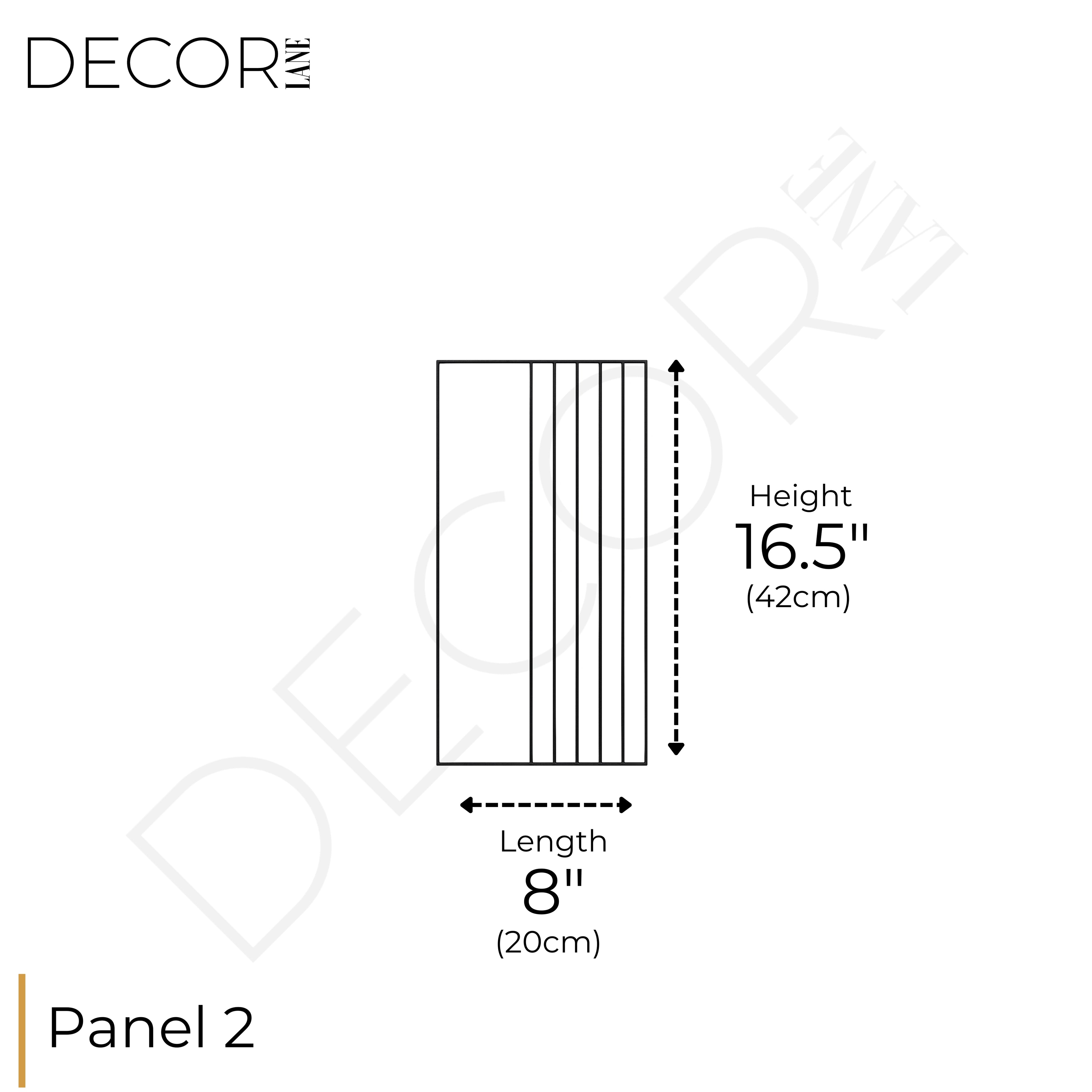 MODERN LUXE GRID WALL PANEL