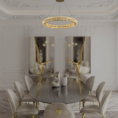 Aurelia Halo Chandelier - Chandeliers