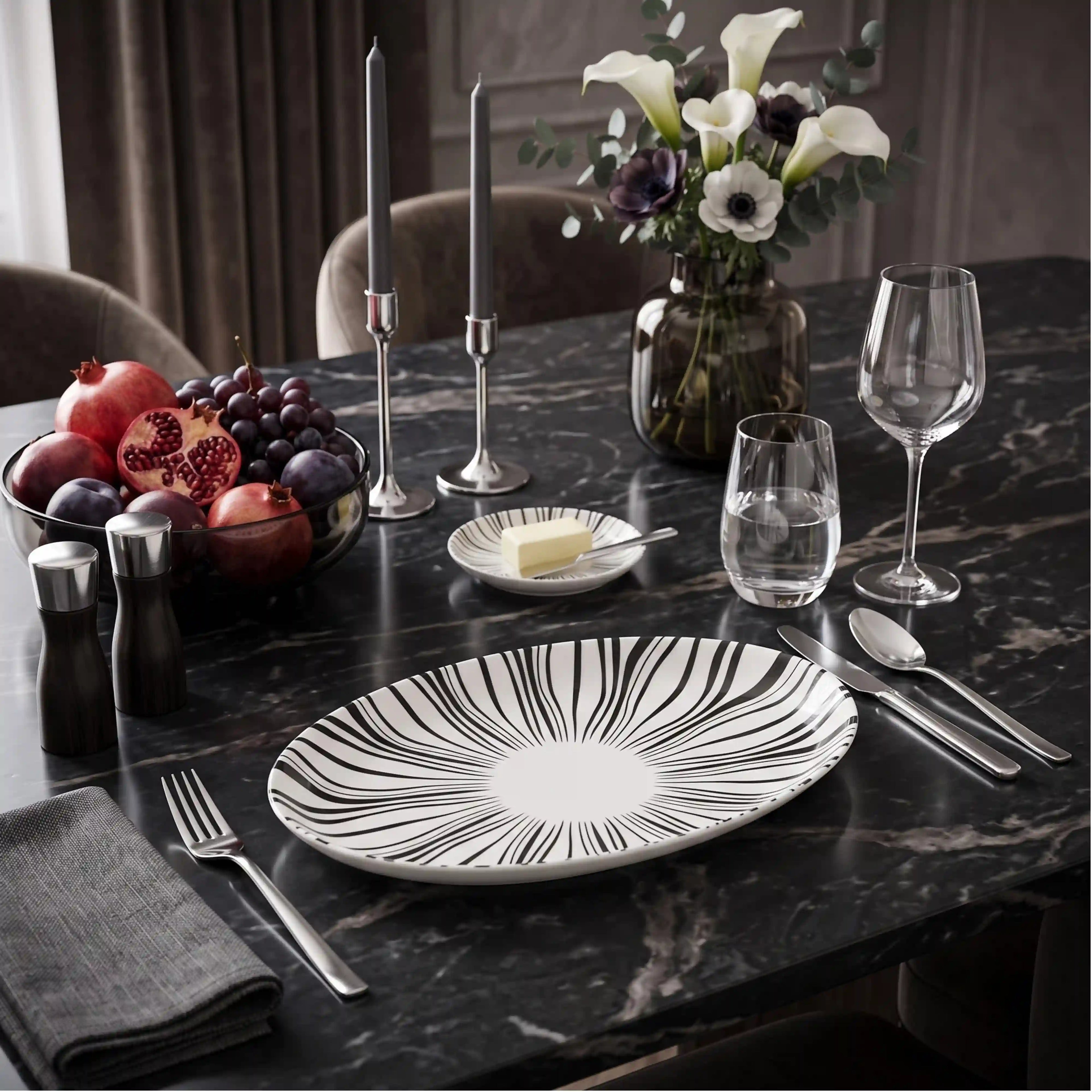 ZAPHIRE OVAL PLATE COLLECTION