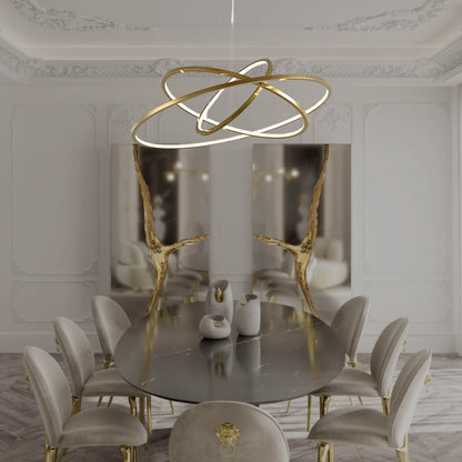 CIRCLE OF LIFE 3 TIER CHANDELIER