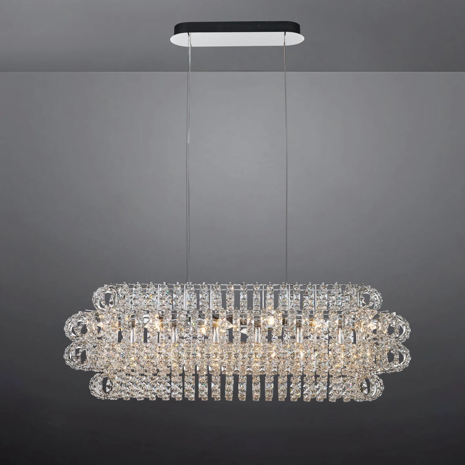 AMULETTE OVAL 4 TIER CHANDELIER