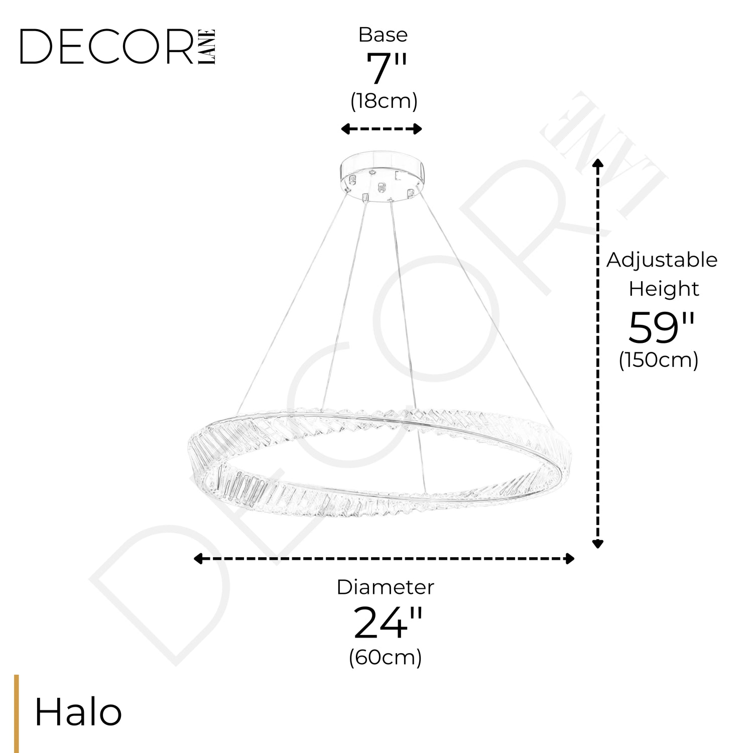 THE MOBIUS STRIP HALO CHANDELIER