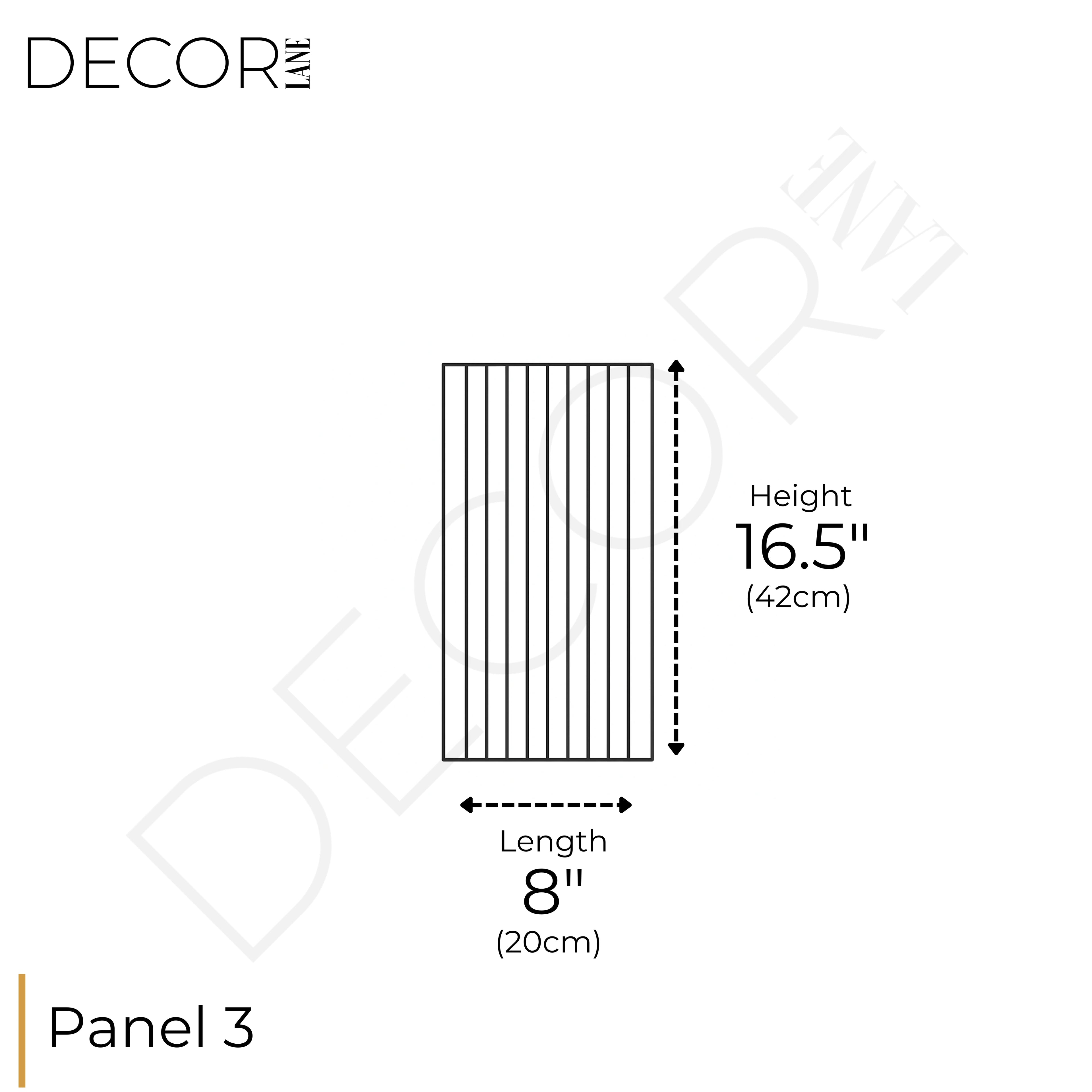 MODERN LUXE GRID WALL PANEL