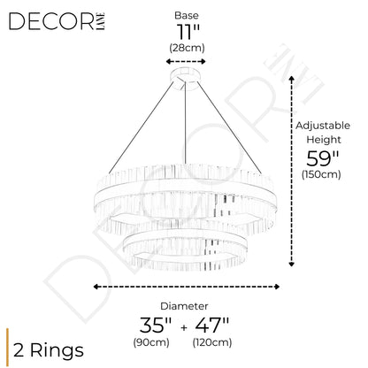 THE ENCHANTE 2 TIER CHANDELIER