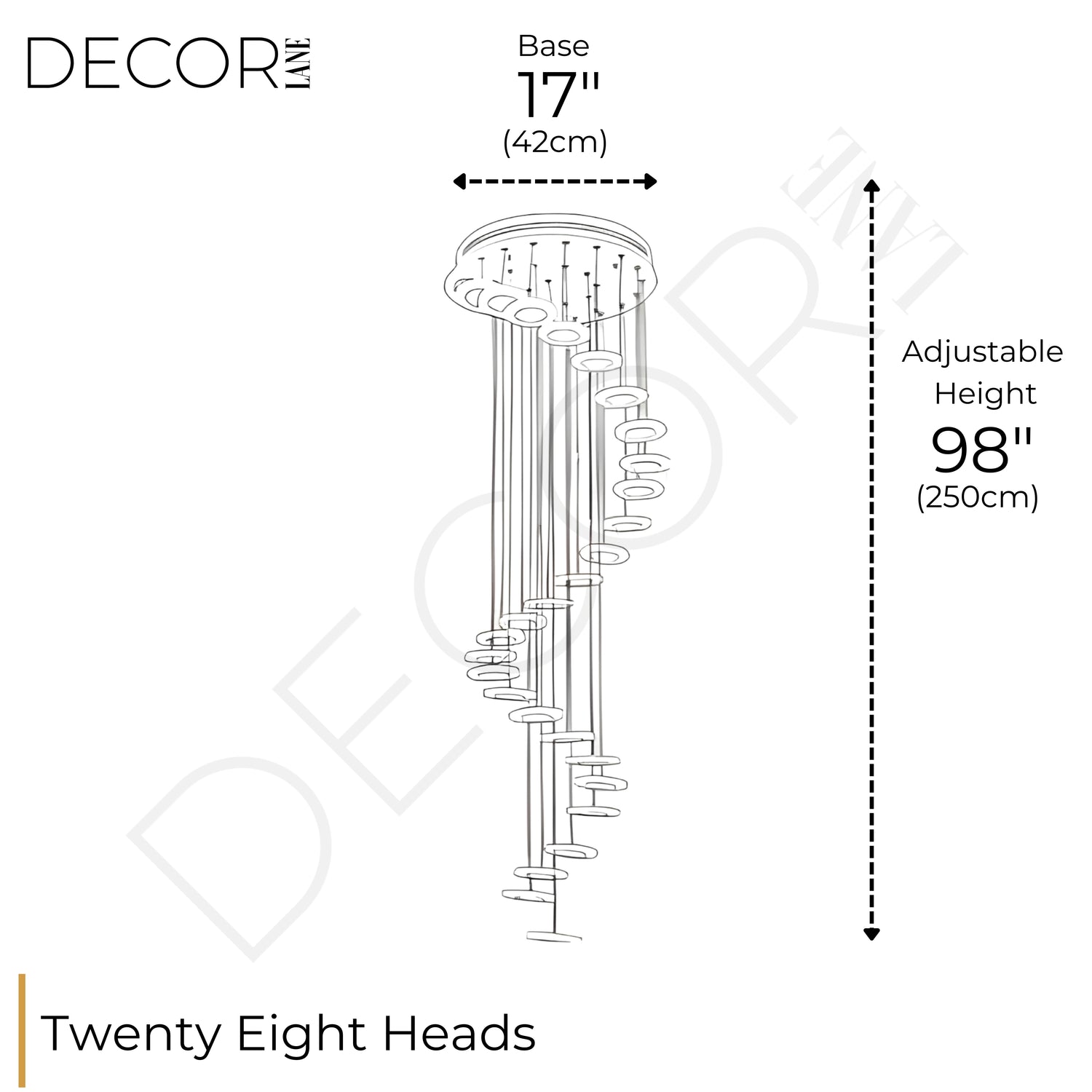 ECHO STAIRCASE CHANDELIER