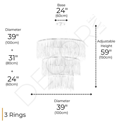 PHOENIX 3 TIER CHANDELIER