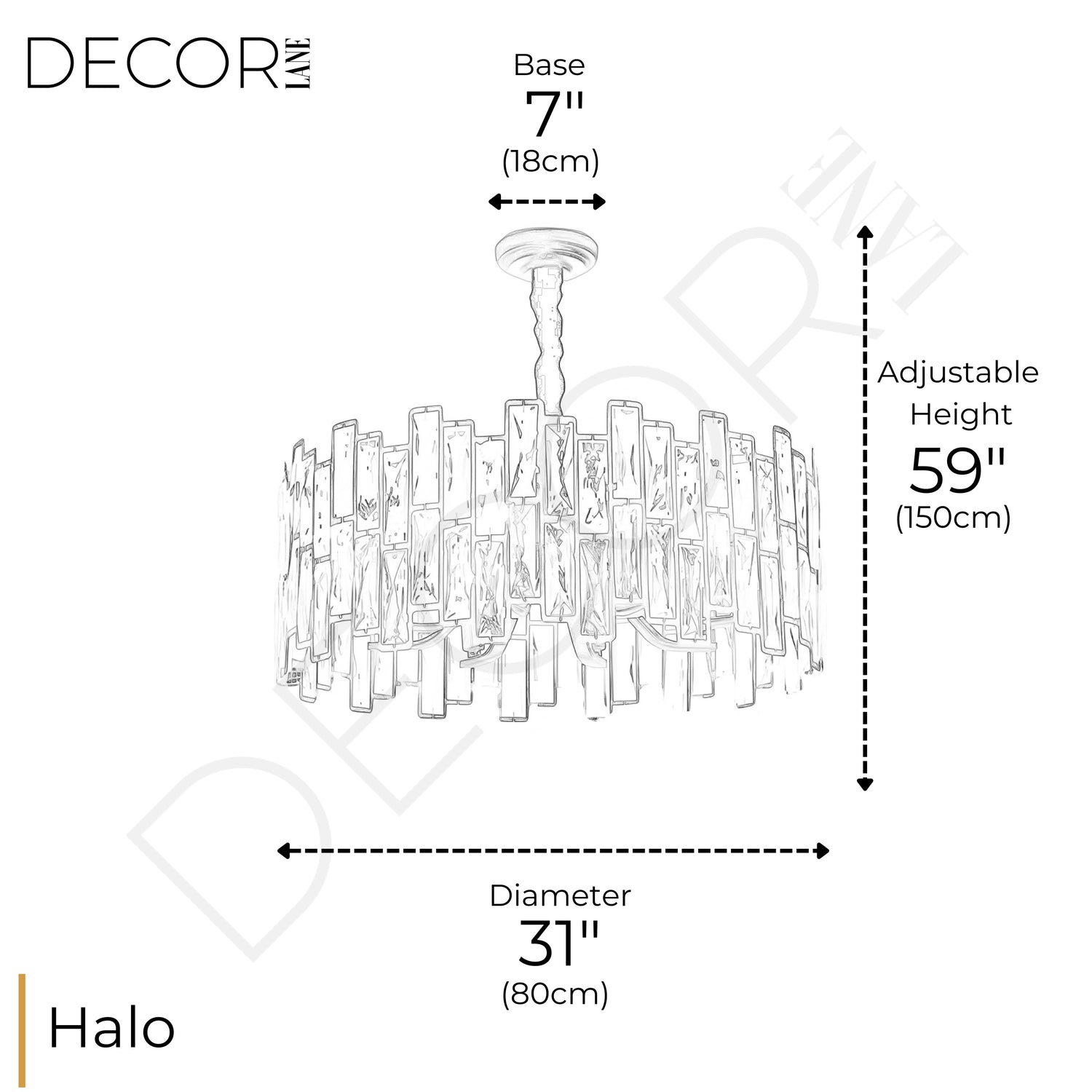 AXION HALO CHANDELIER