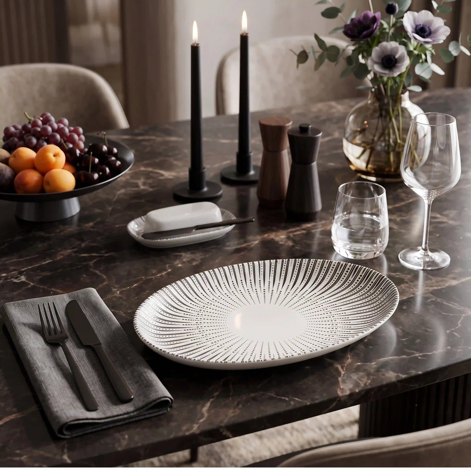 ZAPHIRE OVAL PLATE COLLECTION