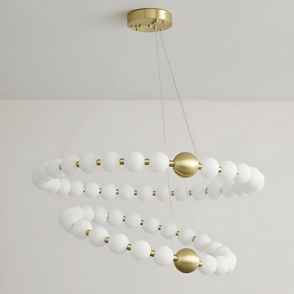 DÉLICATESSE DE PERLES CHANDELIER