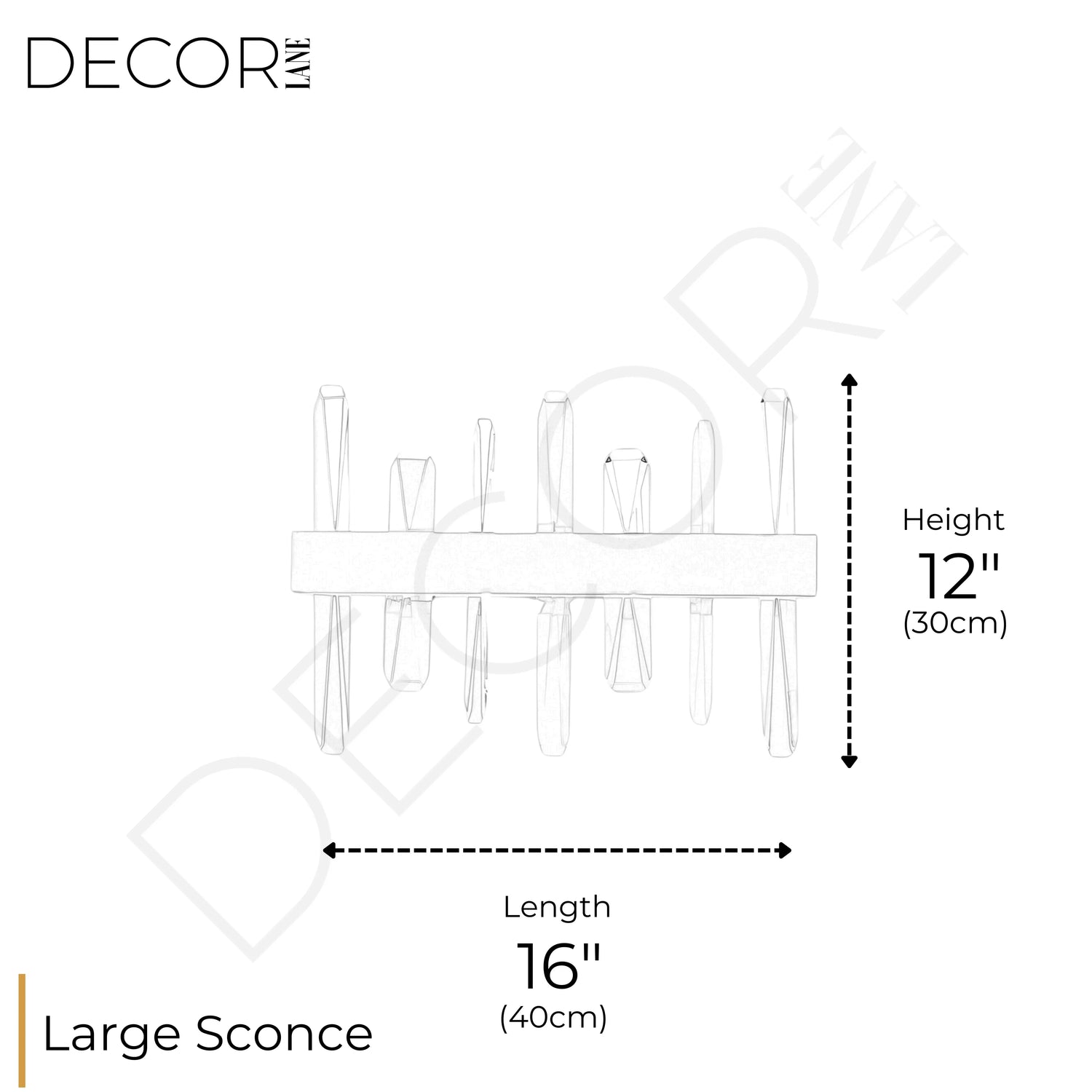 GLACIER SCONCE