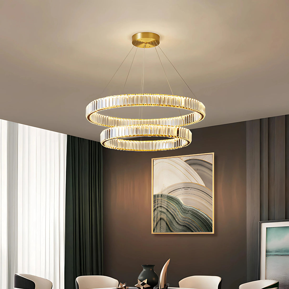 AQUILA 2 TIER CHANDELIER