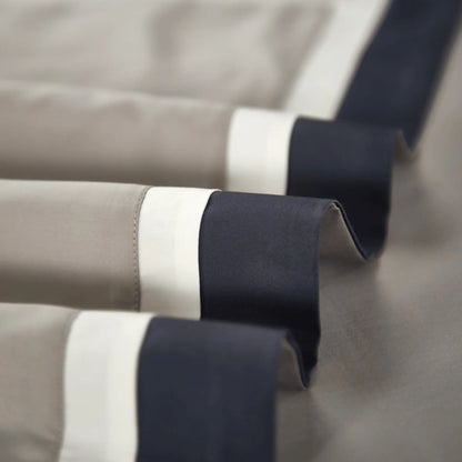 TAUPE HARMONY 1000 THREAD COUNT DUVET COVER &amp; SHAMS
