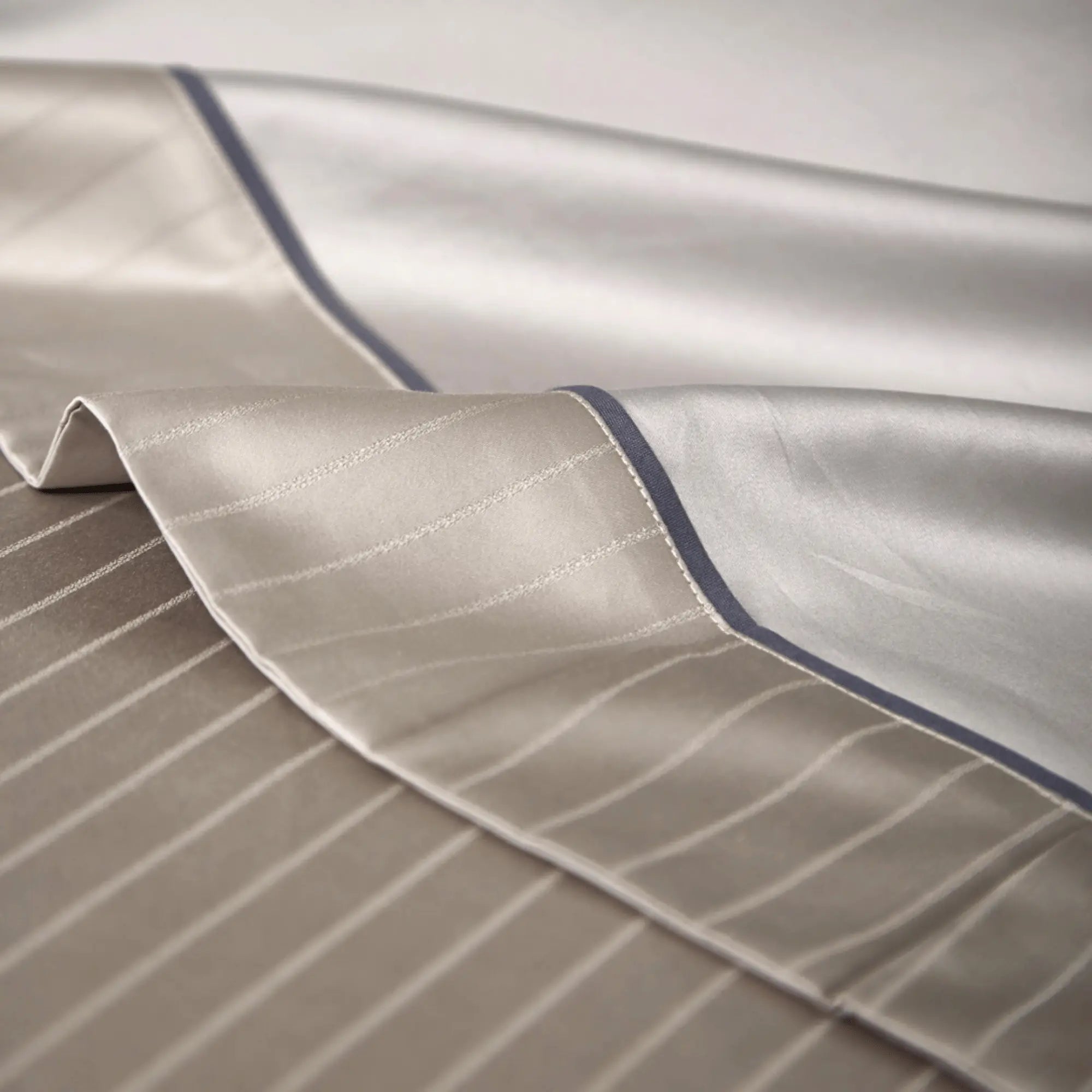 TAUPE HARMONY 1000 THREAD COUNT DUVET COVER &amp; SHAMS