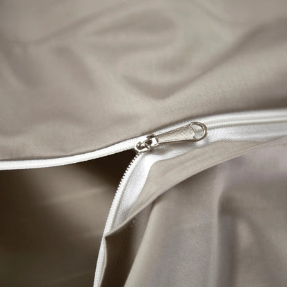 TAUPE HARMONY 1000 THREAD COUNT DUVET COVER &amp; SHAMS