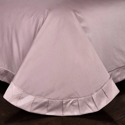 BLUSH MAUVE ELEGANCE 1000 THREAD COUNT DUVET COVER &amp; SHAMS