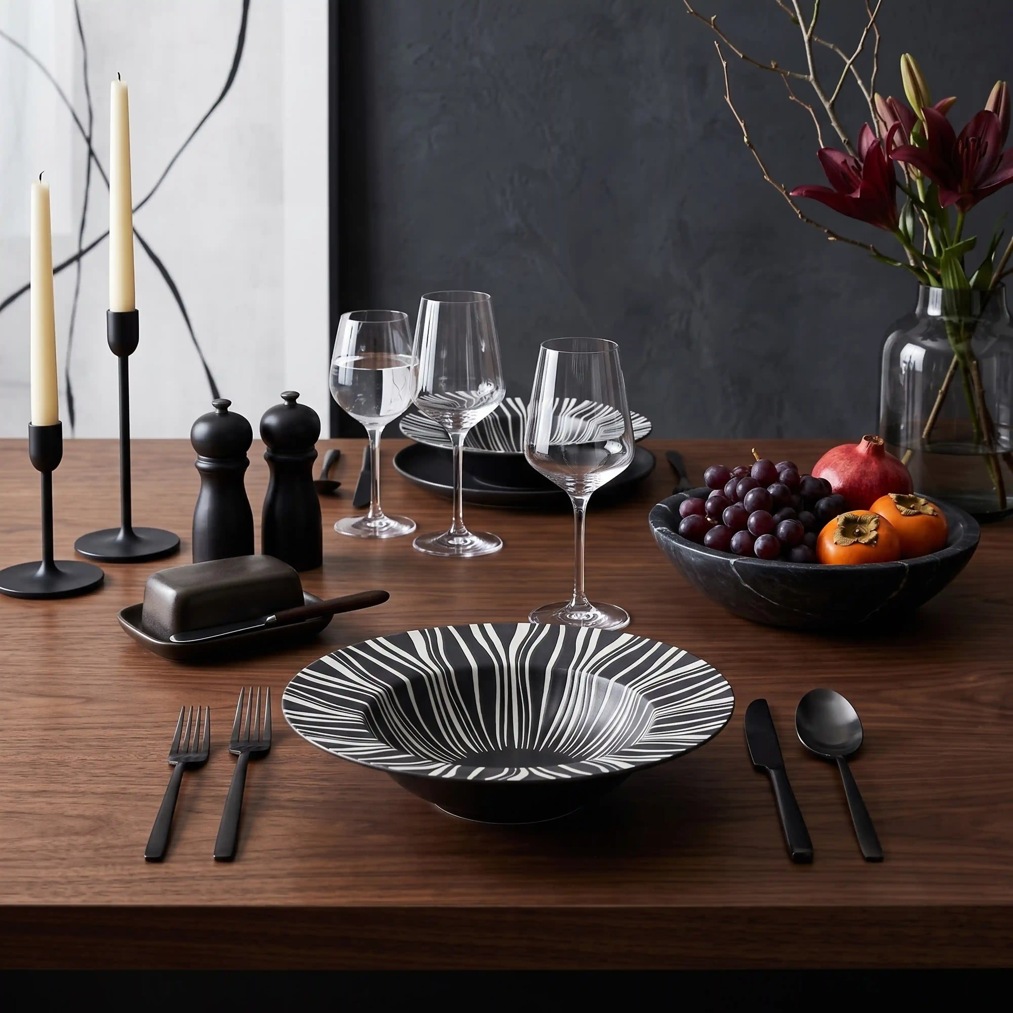 ZAPHIRE BELMONT NOIR PASTA BOWL
