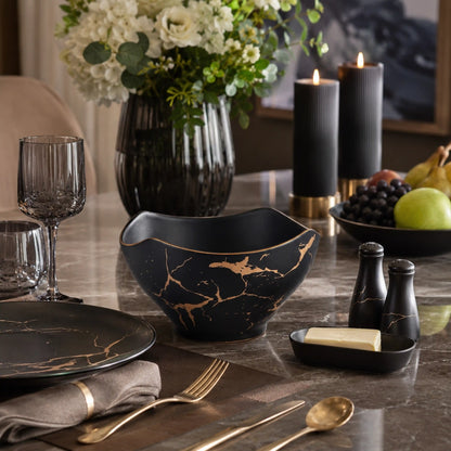 LIGHTNING NOIR SERVING BOWL