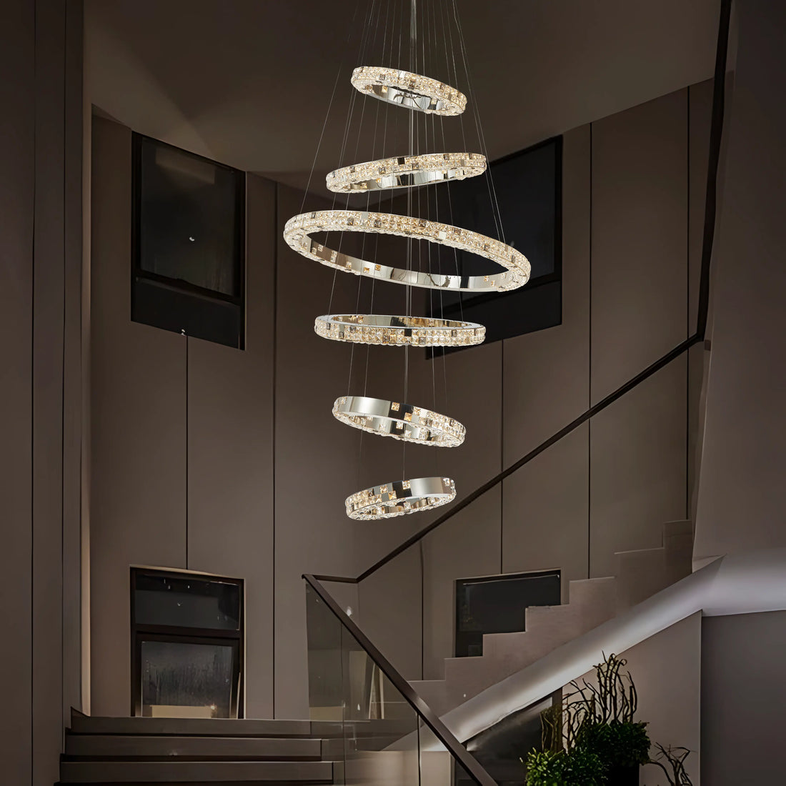 LUMIÉRE DE CARTIER 6 TIER CHANDELIER