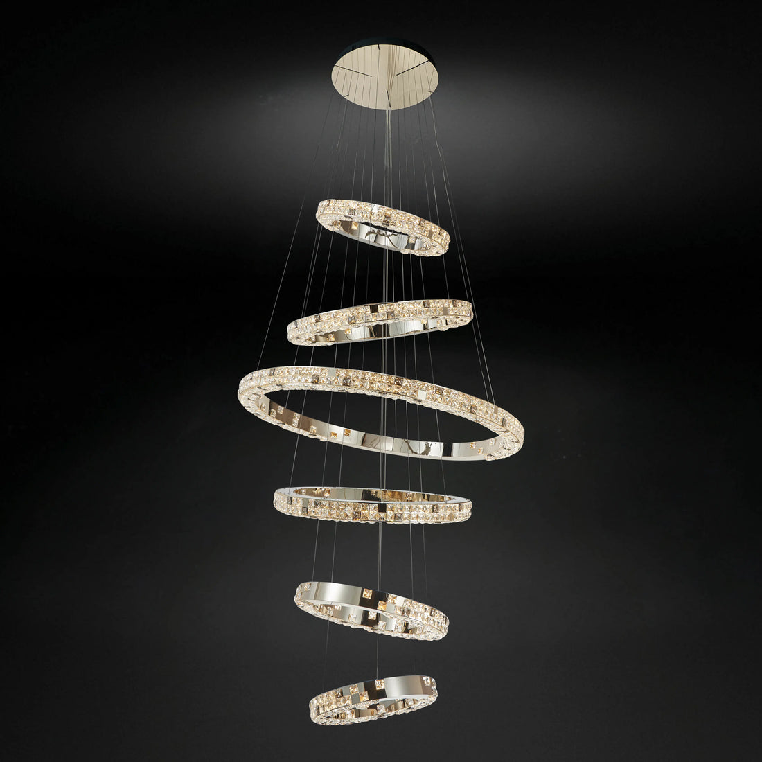 LUMIÉRE DE CARTIER 6 TIER CHANDELIER