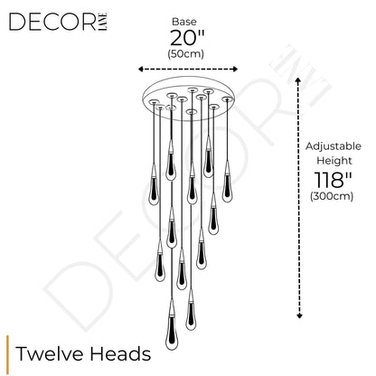 GOUTTES DE PLUIE PENDANT