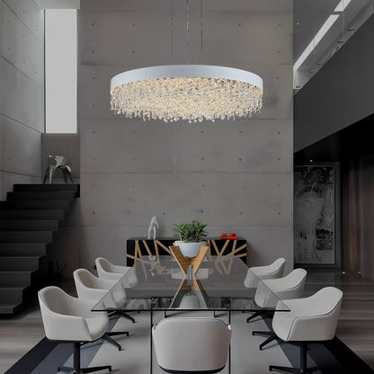 GLITZ HALO CHANDELIER