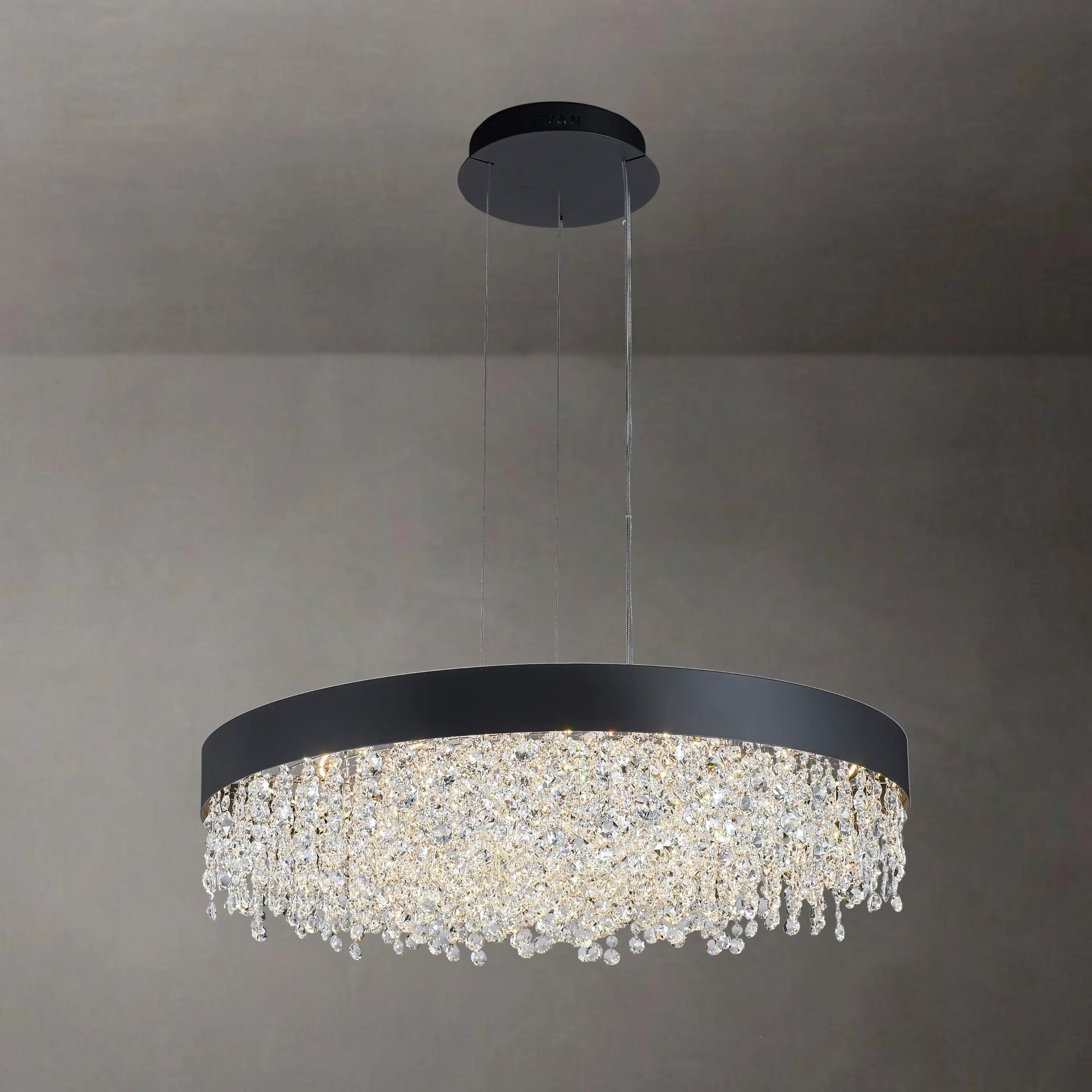 GLITZ HALO CHANDELIER