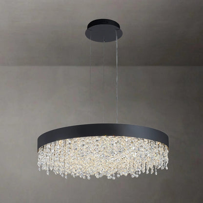 GLITZ HALO CHANDELIER