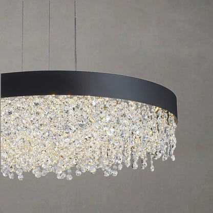 GLITZ HALO CHANDELIER