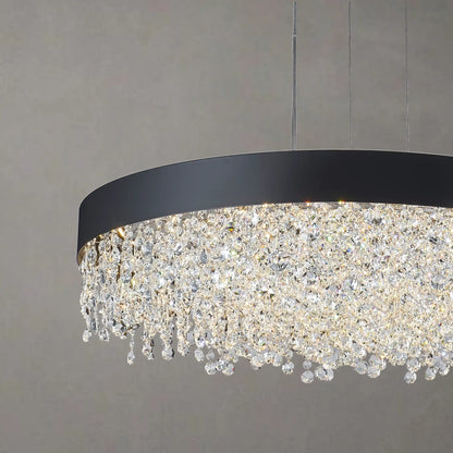 GLITZ HALO CHANDELIER