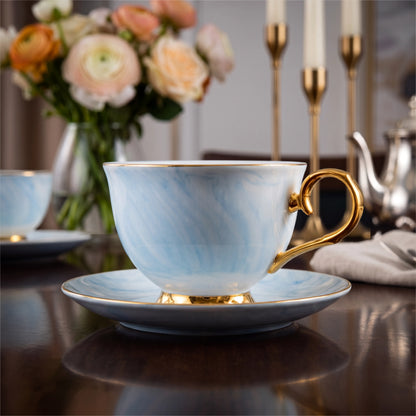 BEAU AQUA TEACUP SET